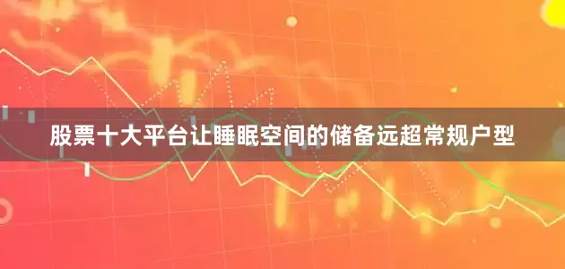 股票十大平台让睡眠空间的储备远超常规户型